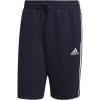imageadidas Mens Essentials Fleece 3Stripes ShortsLegend InkWhite