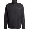 imageadidas Mens Terrex Multi HalfZip Long Sleeve Hiking TShirtBlack