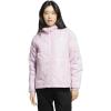 imageadidas Womens Essentials 3Stripes Insulated Hooded JacketClear Pink