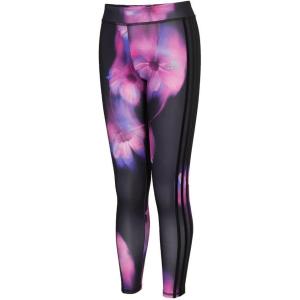 imageadidas Girls Aeroready Performance Long TightsBlack and Purple