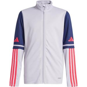 imageadidas Kids Squadra 25 Training JacketGlory GreyTeam Navy BluePure Ruby