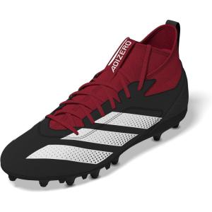 imageadidas Mens Adizero Impact2 American Football SneakerBlackWhiteTeam Power Red