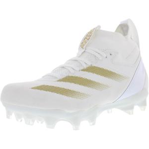 imageadidas Mens Adizero Impact2 American Football SneakerFootwear WhiteGold MetallicFootwear White