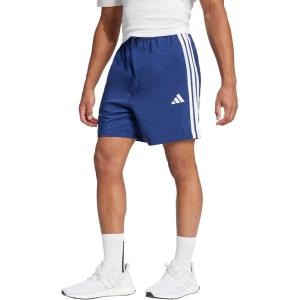 imageadidas Mens Essentials 3Stripes Chelsea 7inch ShortsDark BlueWhite
