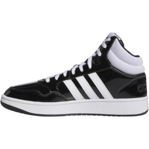 imageadidas Mens Hoops 30 Mid Basketball ShoeBlackWhiteBlack