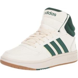 imageadidas Mens Hoops 30 Mid Basketball ShoeWhiteCollegiate GreenGum