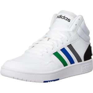 imageadidas Mens Hoops 30 Mid Basketball ShoeWhiteGreenTeam Royal Blue