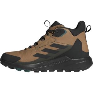 imageadidas Mens Terrex Anylander Mid Top Rainrdy HikingCardboardBlackShadow Olive