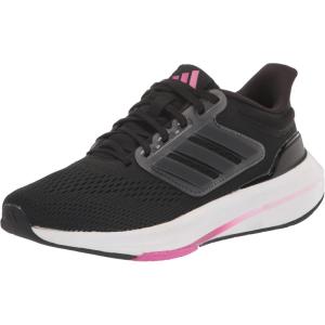 imageadidas Mens Ultrabounce Running ShoeBlackBlackLucid Fuchsia