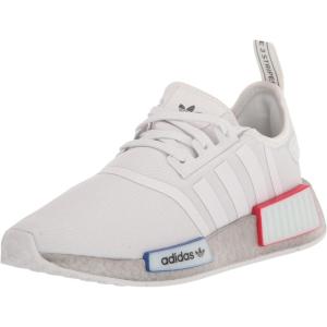 imageadidas UnisexChild NMDr1 C Little Kid SneakerWhiteWhiteGrey