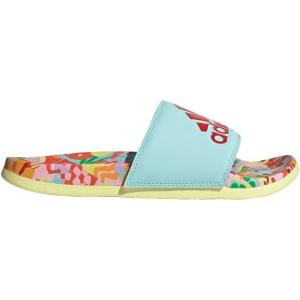 imageadidas Womens Adilette Comfort Slide SandalClear AquaLush RedPearl Citrine