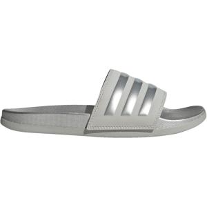 imageadidas Womens Adilette Comfort Slide SandalGreySilver MetallicGrey