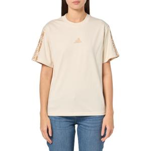 imageadidas Womens Essentials Leopard Print TShirtWonder WhiteWonder White