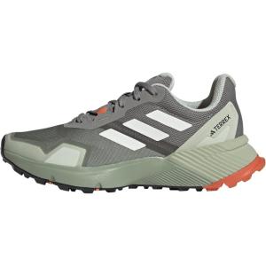 imageadidas Womens Trail Running ShoesSilver GreenOff WhiteSemi Impact Orange
