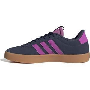 imageadidas Womens VL Court 30 SneakerShadow NavyPurple BurstSilver Metallic