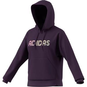 imageadidas Womens Wordmark Graphic HoodieAurora Plum