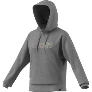 imageadidas Womens Wordmark Graphic HoodieMedium Grey Heather