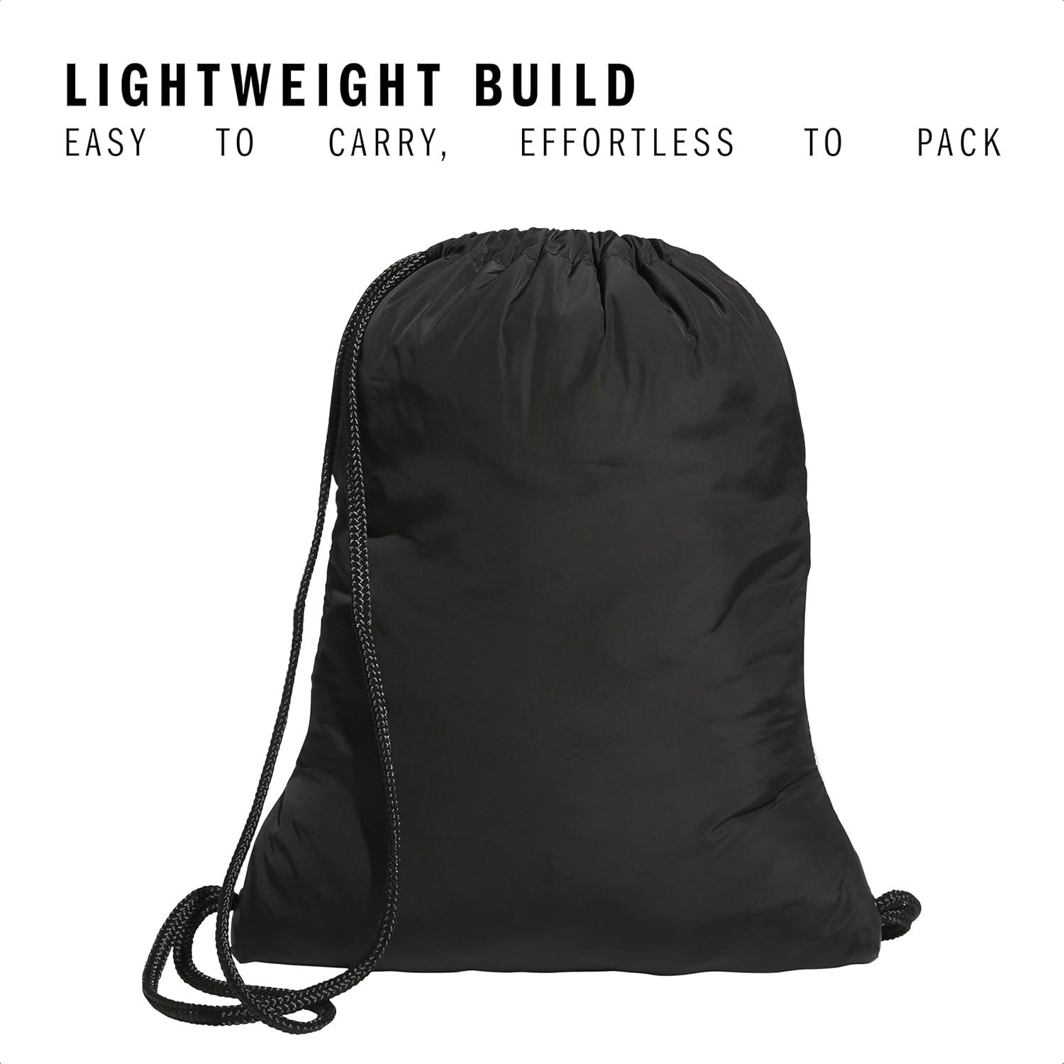 imageadidas Alliance Sackpack  Drawstring Backpack Small Bag for Men and Women Tropic BloomClear Pink One SizeBlack30