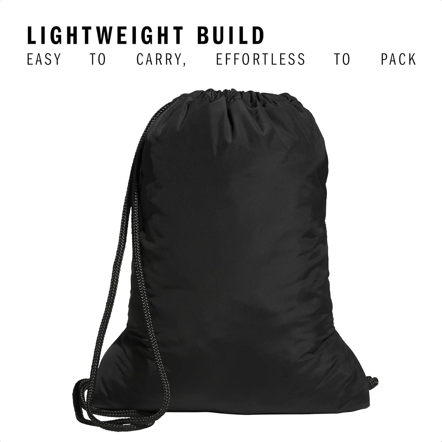 imageadidas Alliance Sackpack  Drawstring Backpack Small Bag for Men and Women Tropic BloomClear Pink One SizeBlackGold Metallic30