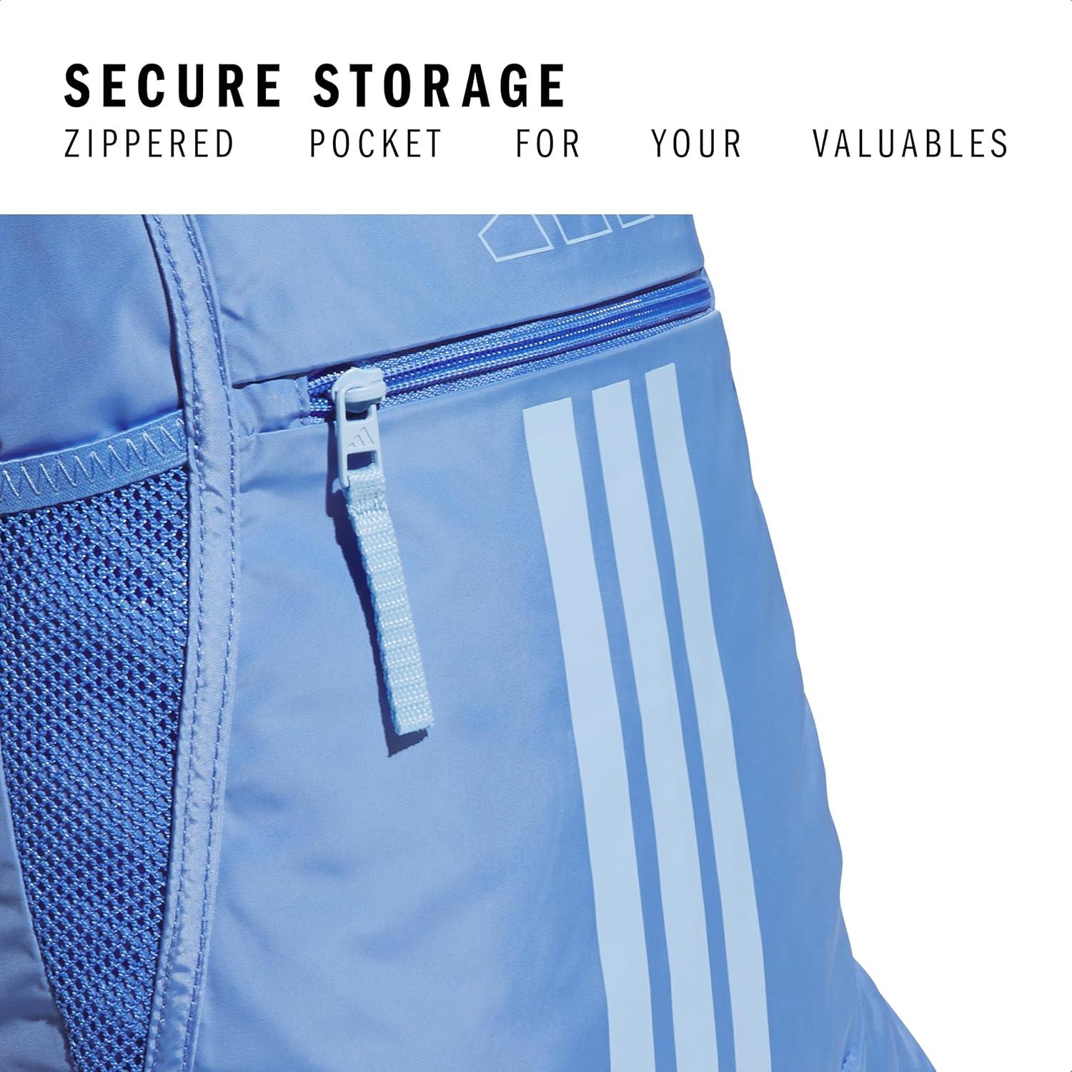 imageadidas Alliance Sackpack  Drawstring Backpack Small Bag for Men and Women Tropic BloomClear Pink One SizeBlue FusionGlow Blue30