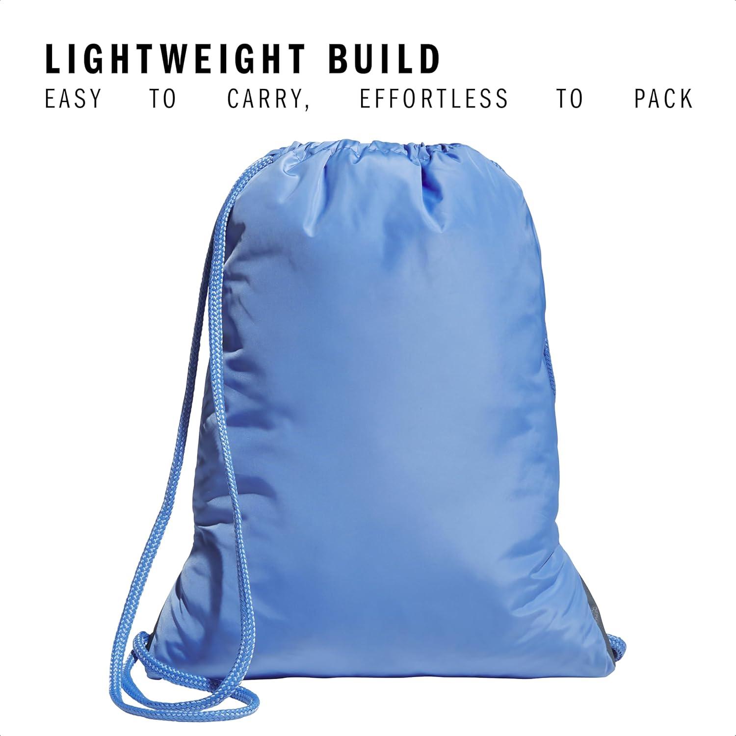 imageadidas Alliance Sackpack  Drawstring Backpack Small Bag for Men and Women Tropic BloomClear Pink One SizeBlue FusionGlow Blue30