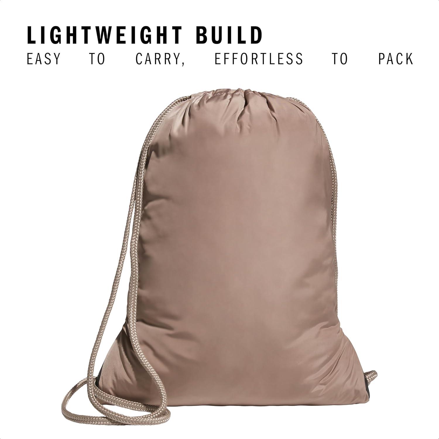 imageadidas Alliance Sackpack  Drawstring Backpack Small Bag for Men and Women Tropic BloomClear Pink One SizeChalky BrownGunmetal30