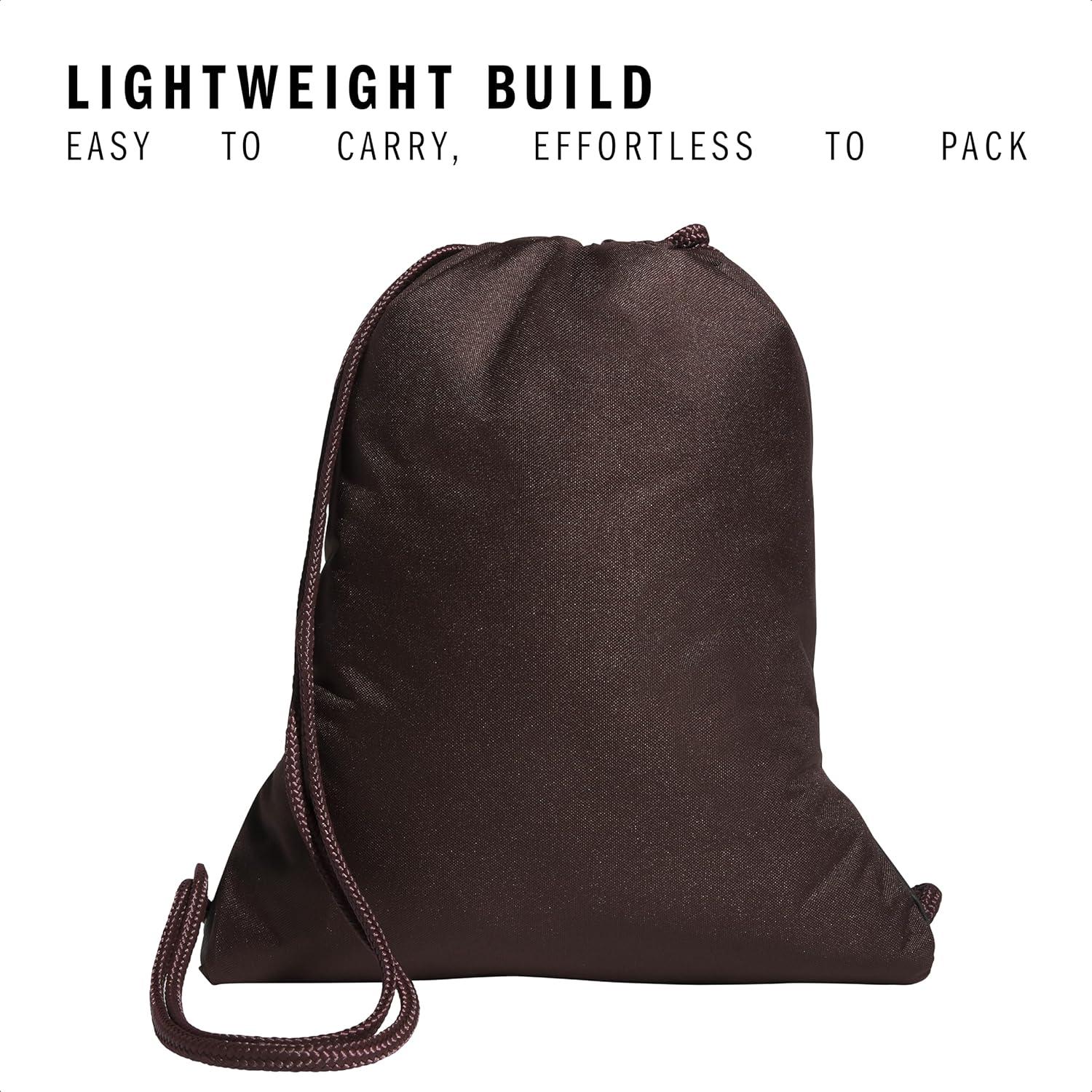 imageadidas Alliance Sackpack  Drawstring Backpack Small Bag for Men and Women Tropic BloomClear Pink One SizeShadow BrownRose Gold20