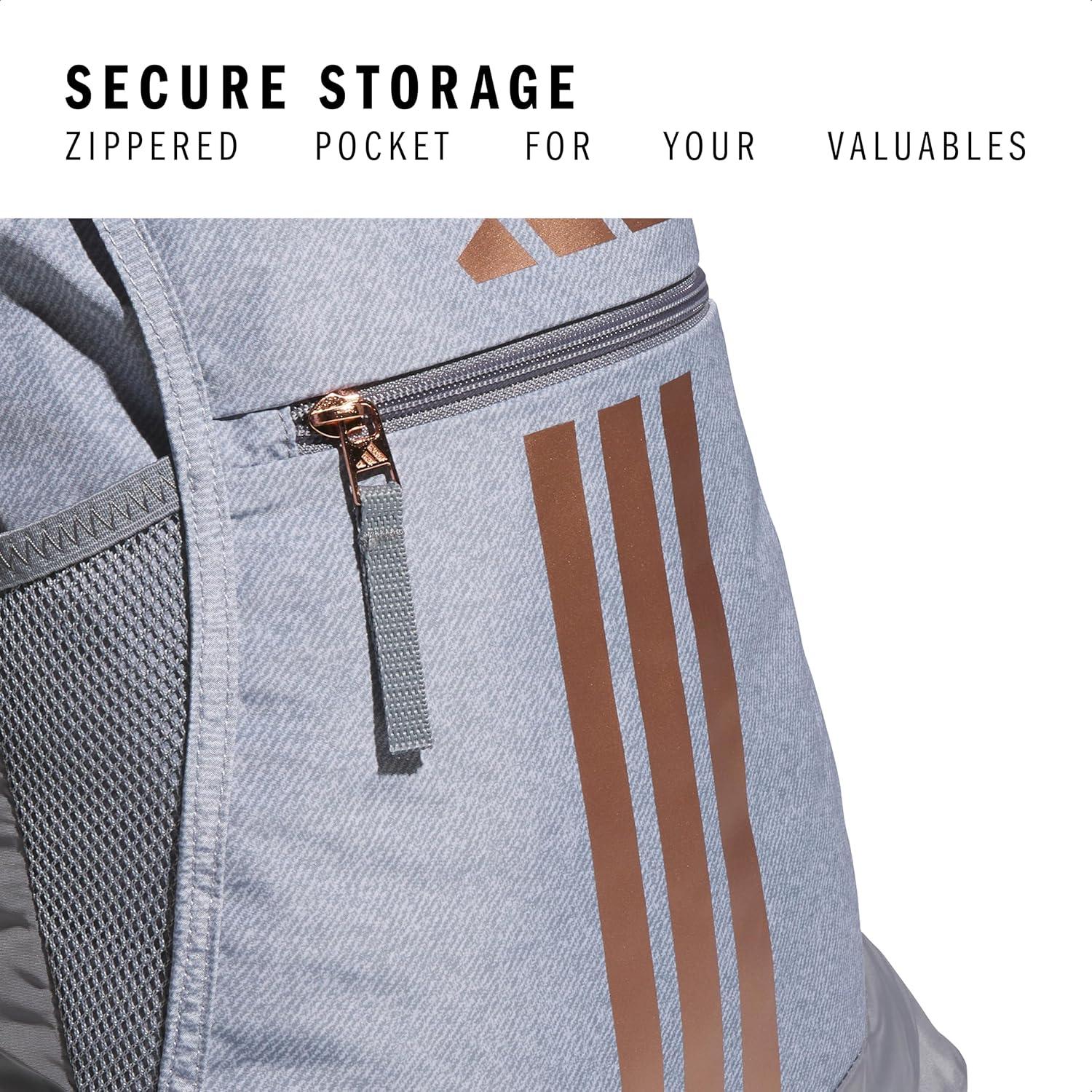 imageadidas Alliance Sackpack  Drawstring Backpack Small Bag for Men and Women Tropic BloomClear Pink One SizeTwill GreyRose GoldGrey30