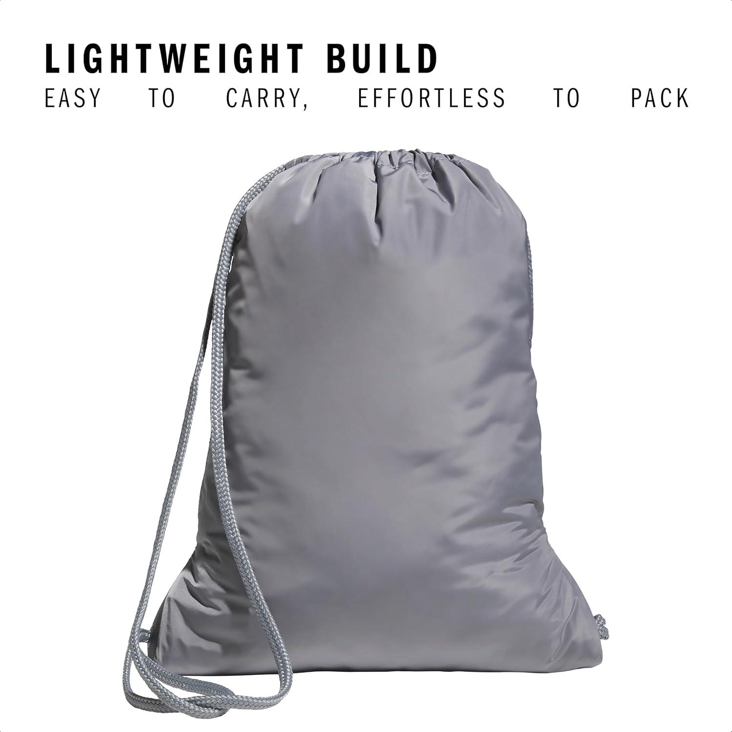 imageadidas Alliance Sackpack  Drawstring Backpack Small Bag for Men and Women Tropic BloomClear Pink One SizeTwill GreyRose GoldGrey30