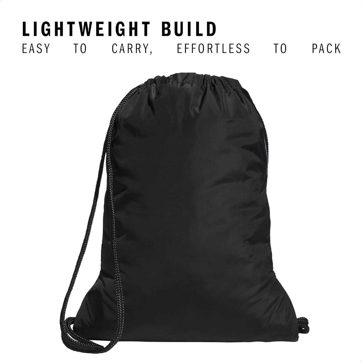 imageadidas Alliance Sackpack  Drawstring Backpack Small Bag for Men and Women Tropic BloomClear Pink One SizeTwill Onix GreyBlack30
