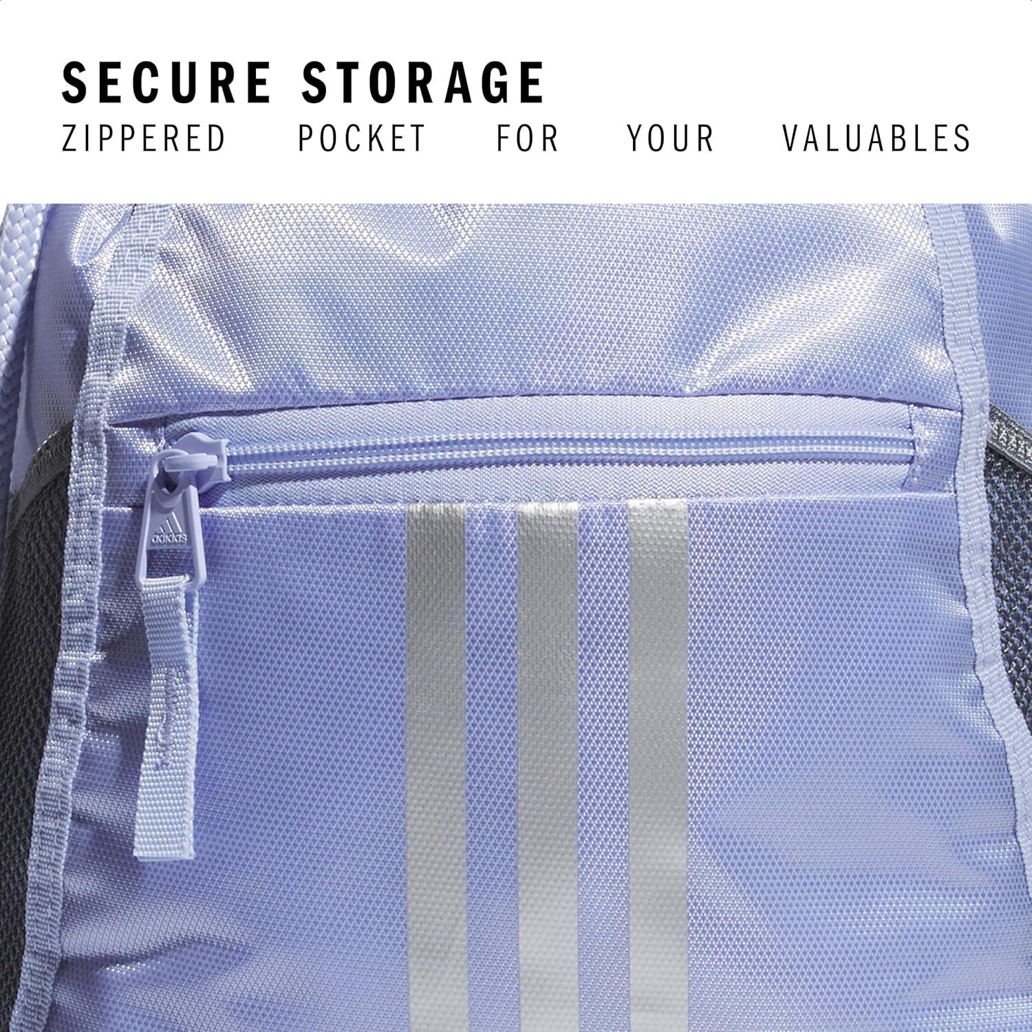 imageadidas Alliance Sackpack  Drawstring Backpack Small Bag for Men and Women Tropic BloomClear Pink One SizeViolet Tone PurpleSilver Metallic20