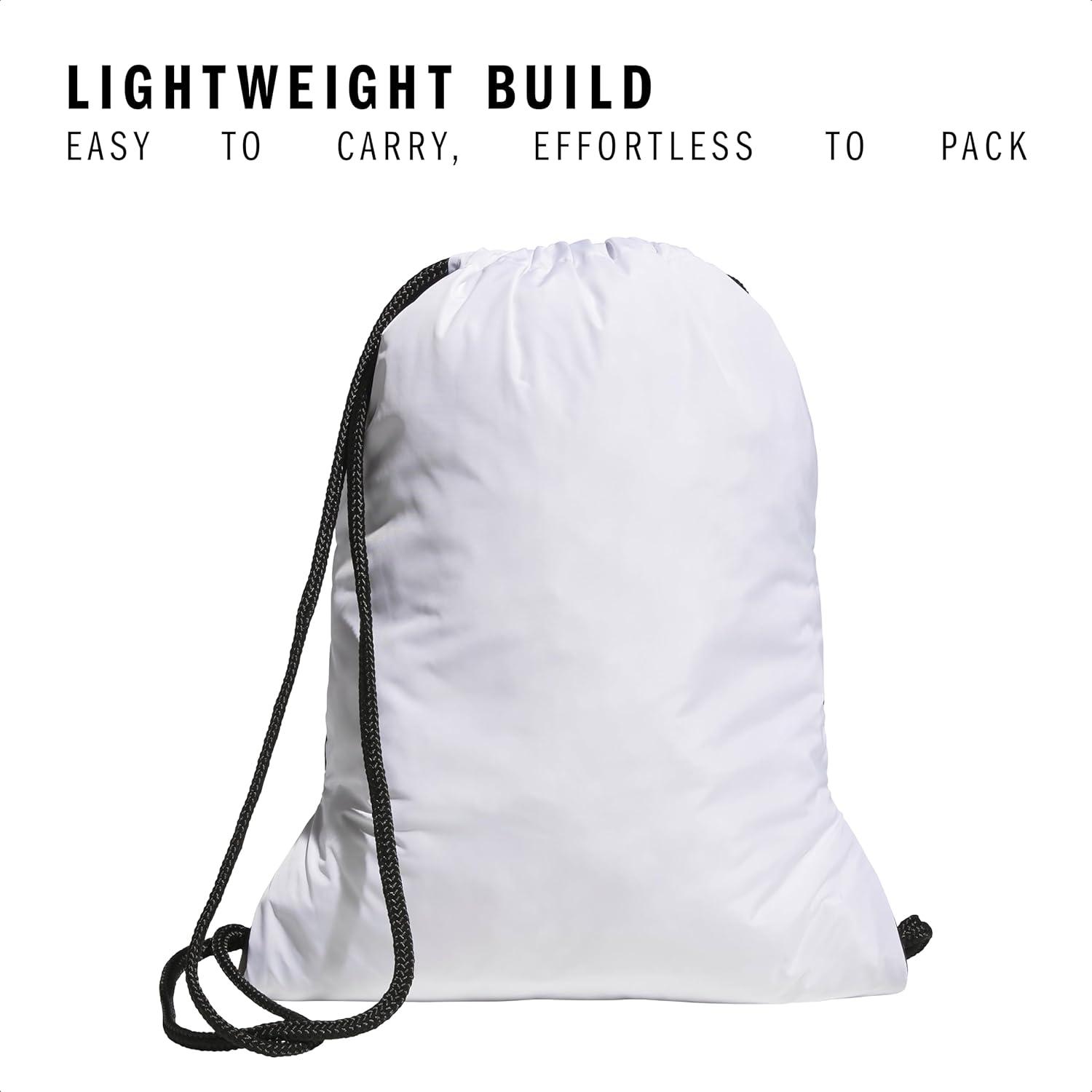 imageadidas Alliance Sackpack  Drawstring Backpack Small Bag for Men and Women Tropic BloomClear Pink One SizeWhiteBlack30