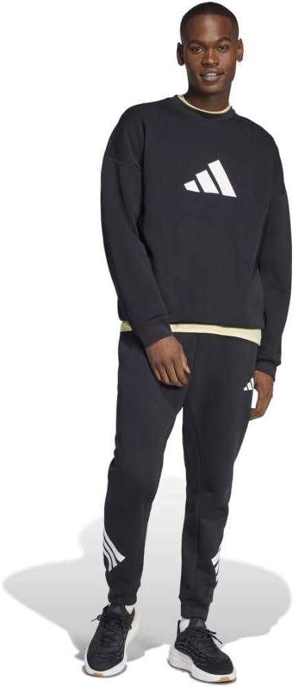 imageadidas Mens Future Icons 3Stripes PantsBlack Core Black