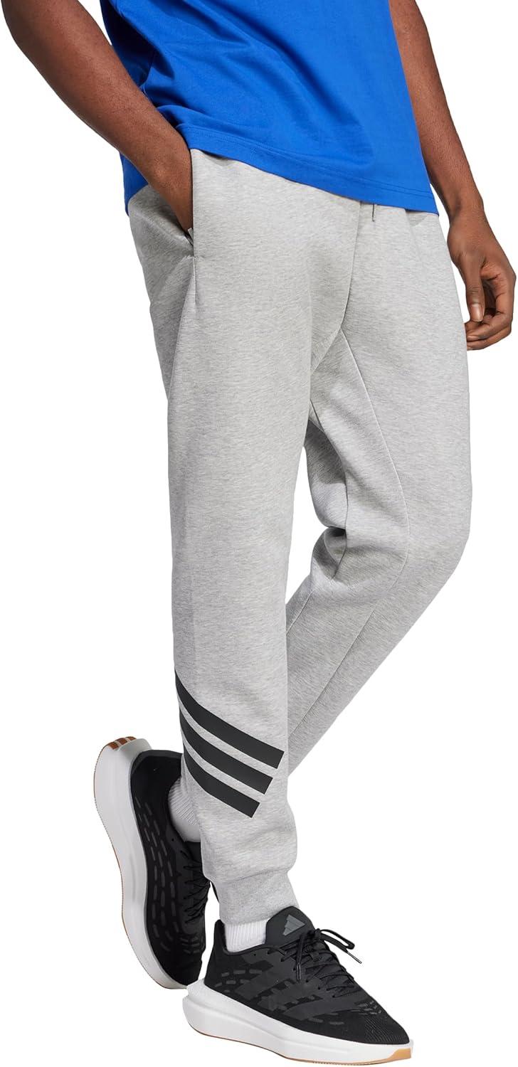 imageadidas Mens Future Icons 3Stripes PantsMedium Grey Heather