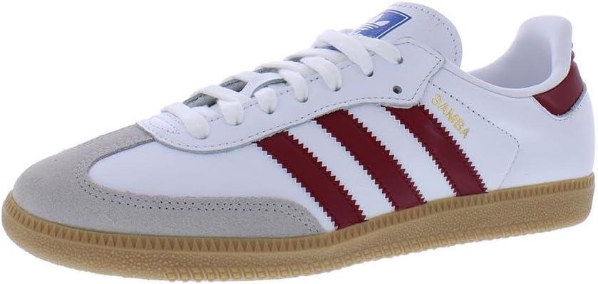 imageadidas UnisexAdult Samba IndoorWhiteBlackGreywhiteCotton White