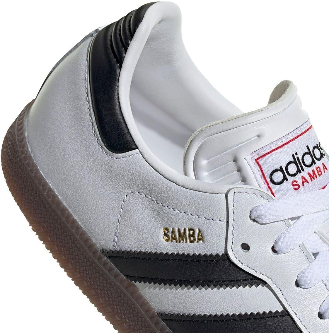 imageadidas UnisexAdult Samba IndoorWhiteBlackVivid Red