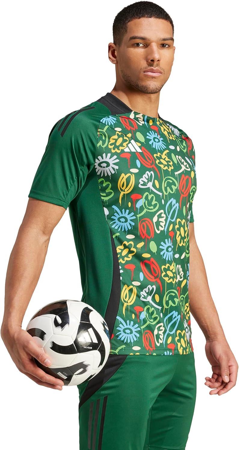 imageadidas mens Tiro 24 JerseyDark Green