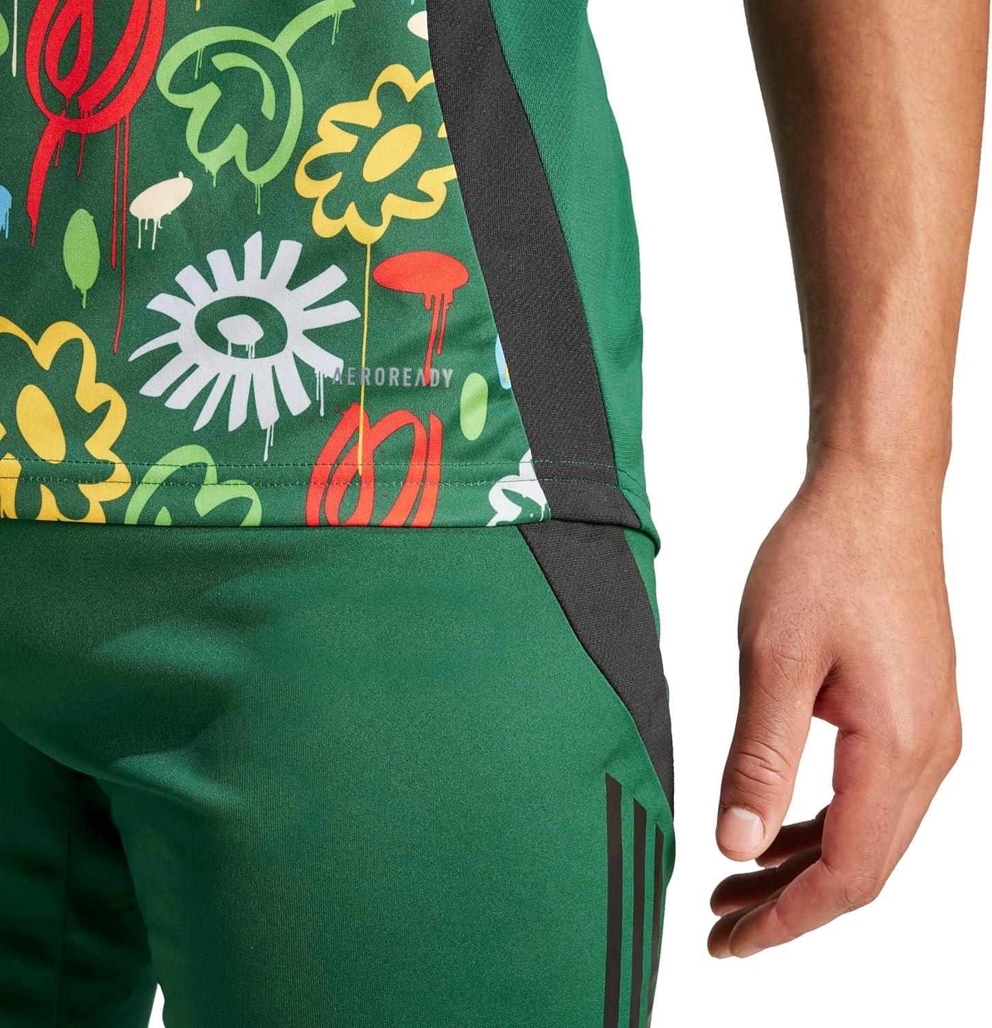 imageadidas mens Tiro 24 JerseyDark Green