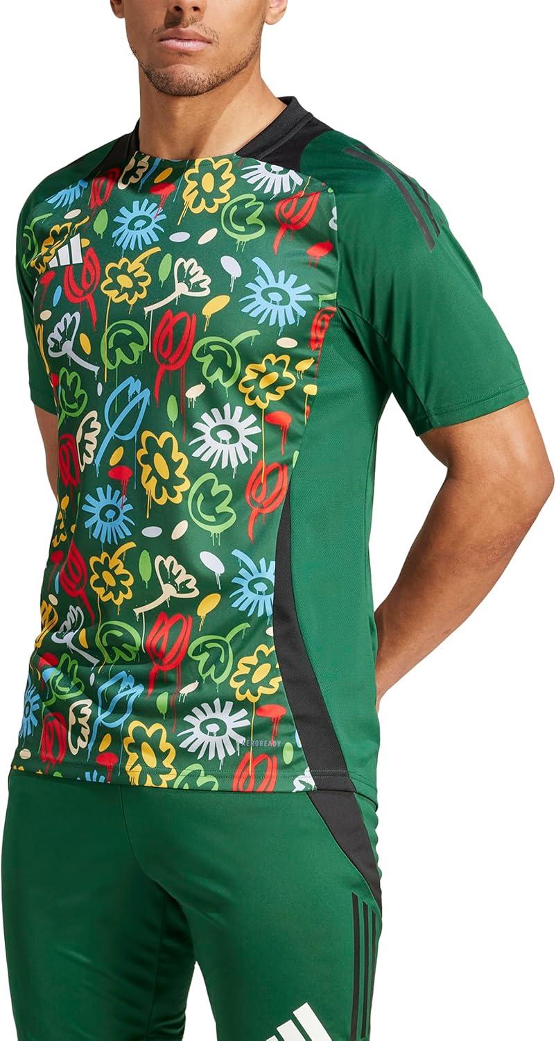 imageadidas mens Tiro 24 JerseyDark Green