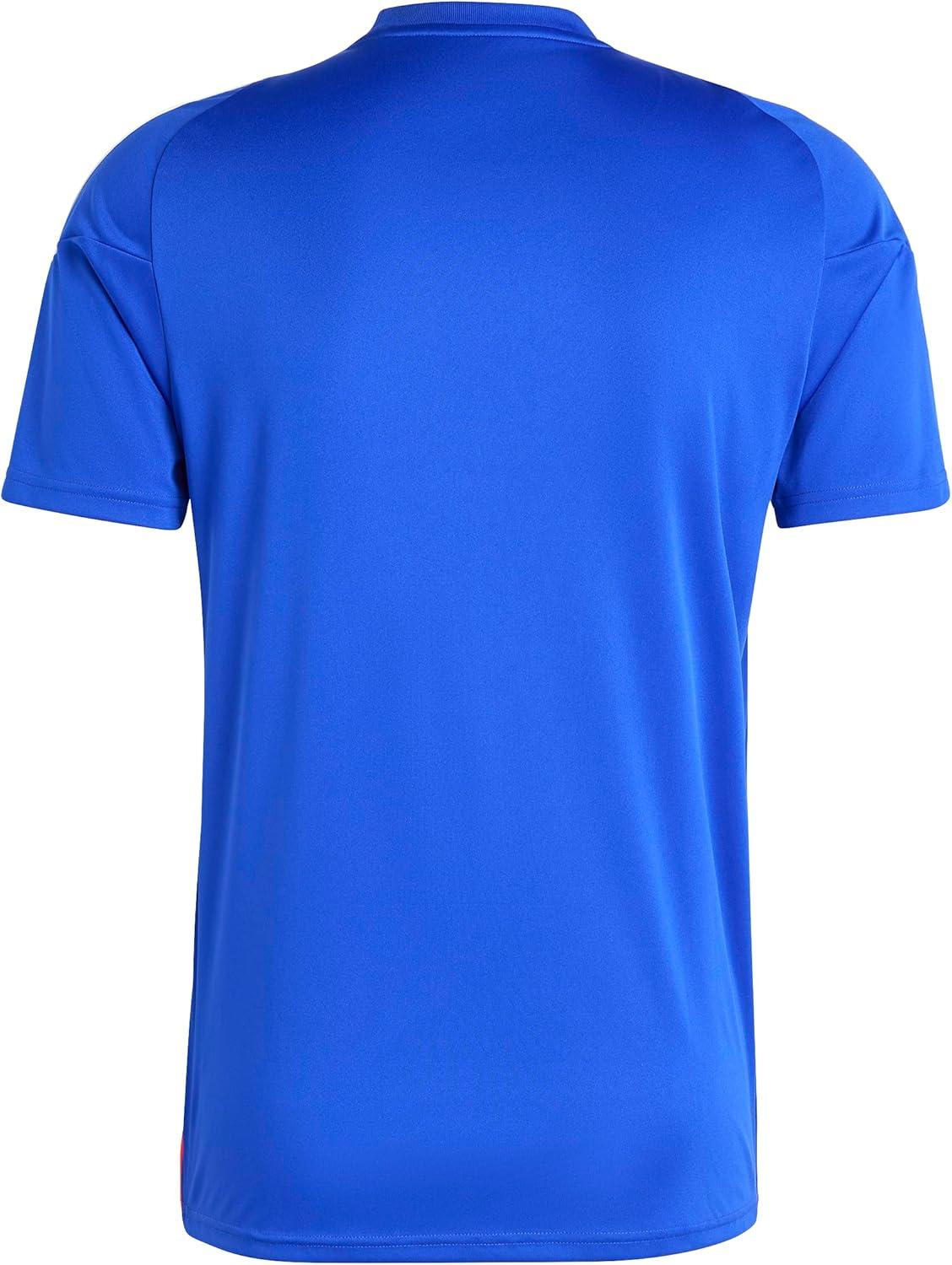 imageadidas mens Tiro 24 JerseyLucid BlueWhiteSolar Red