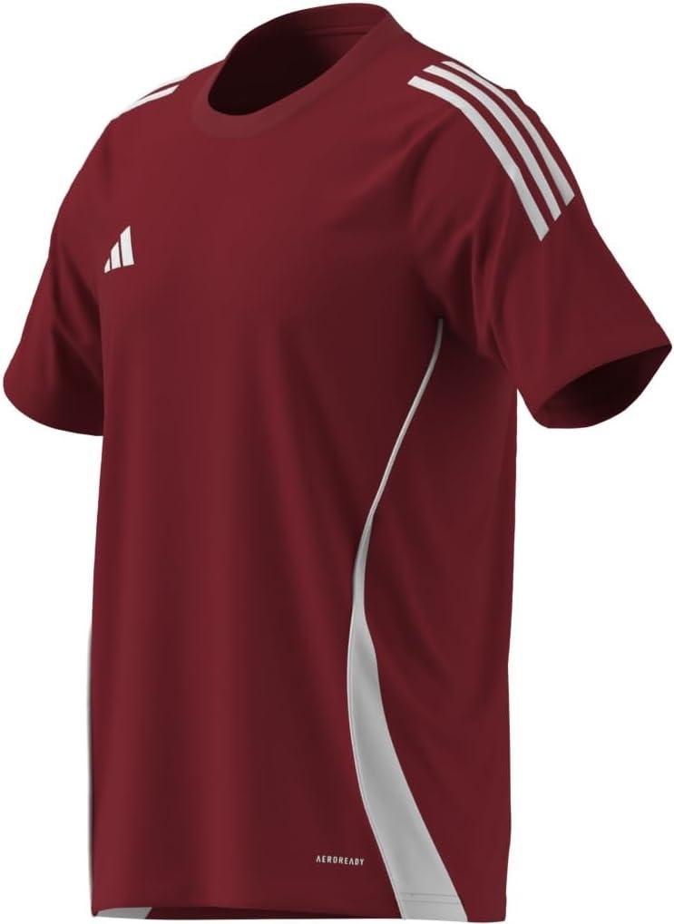 imageadidas mens Tiro 24 JerseyTeam Collegiate RedWhite