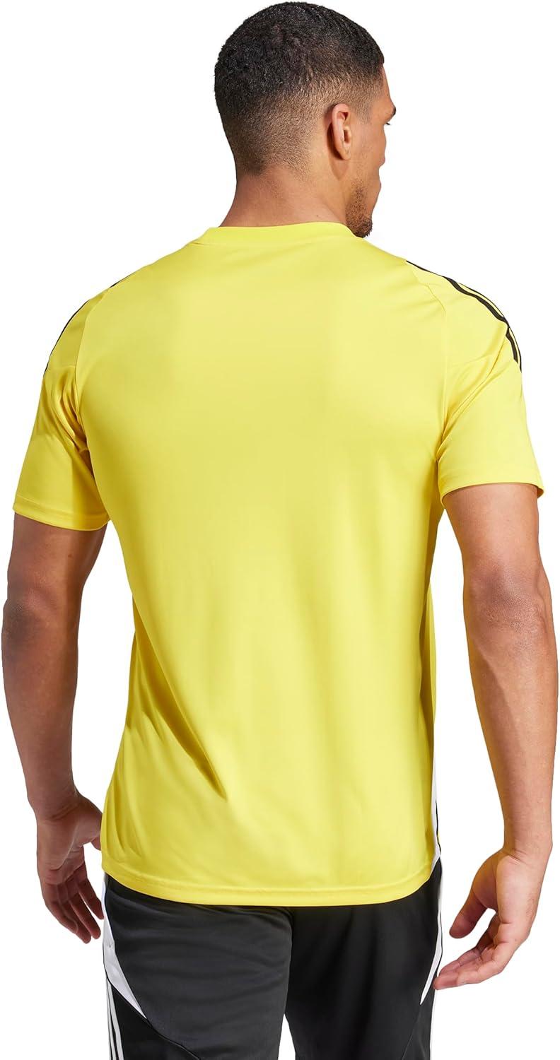 imageadidas mens Tiro 24 JerseyTeam YellowWhite