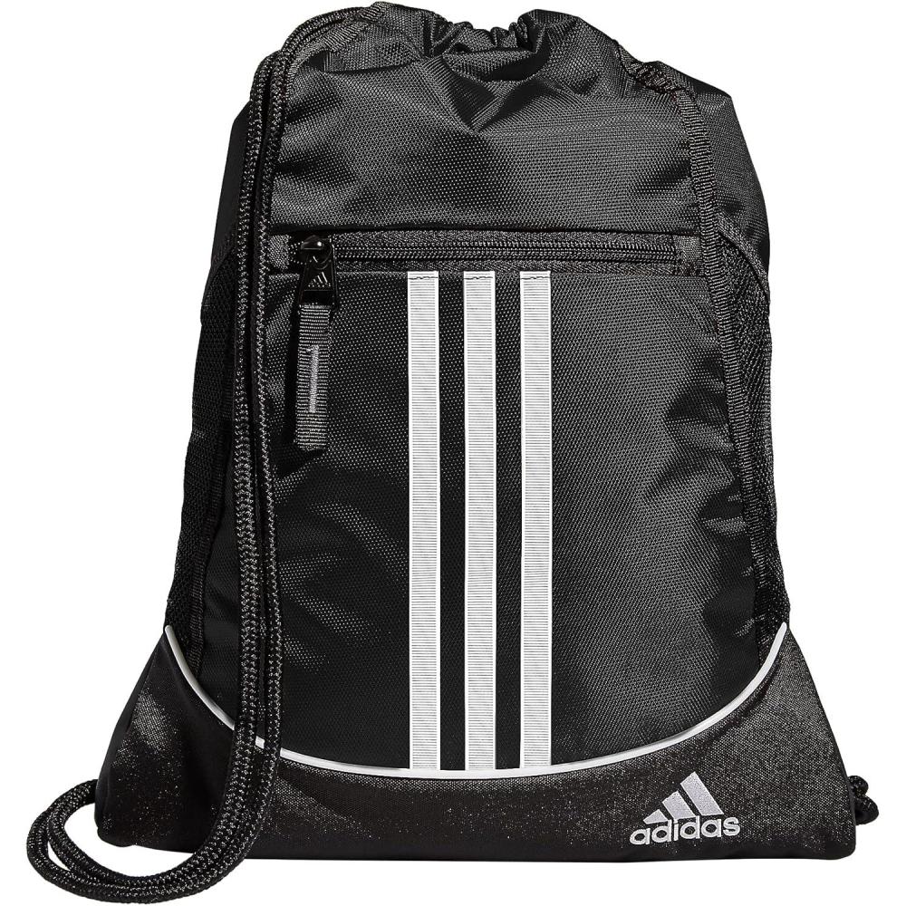 imageadidas Alliance Sackpack  Drawstring Backpack Small Bag for Men and Women Tropic BloomClear Pink One SizeBlack