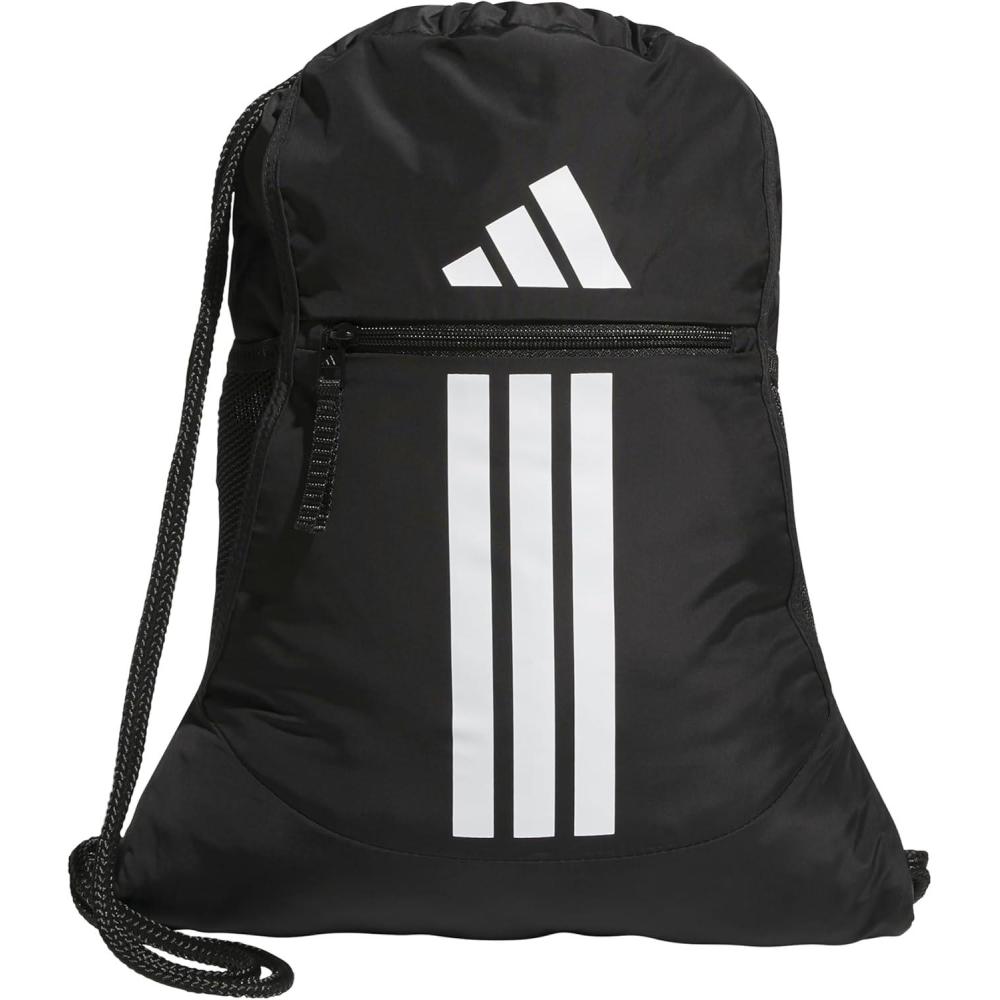 imageadidas Alliance Sackpack  Drawstring Backpack Small Bag for Men and Women Tropic BloomClear Pink One SizeBlack30