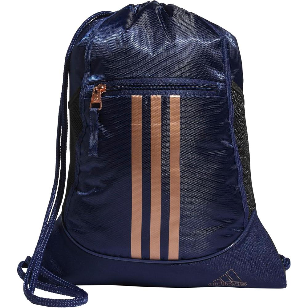 imageadidas Alliance Sackpack  Drawstring Backpack Small Bag for Men and Women Tropic BloomClear Pink One SizeDark BlueRose Gold20