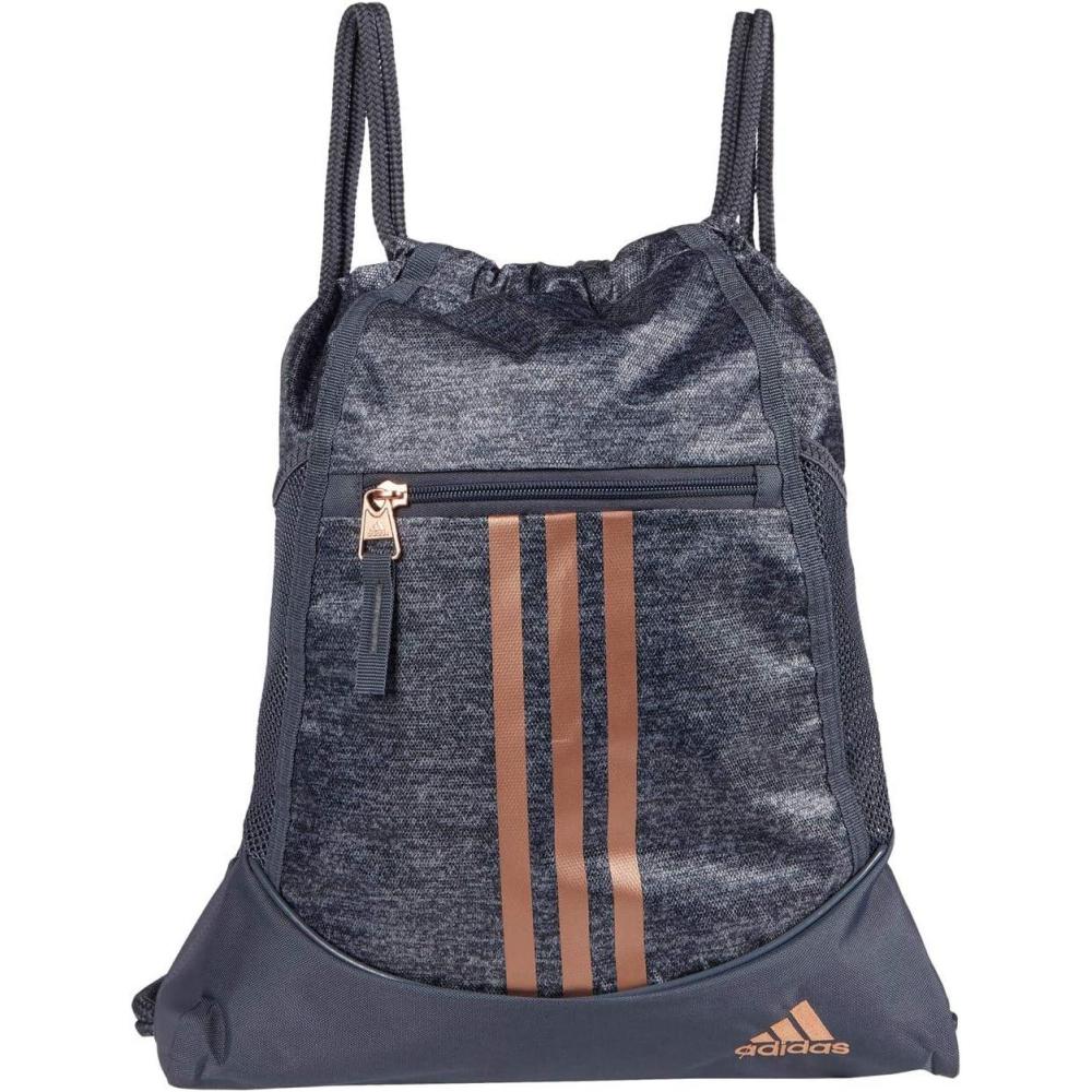 imageadidas Alliance Sackpack  Drawstring Backpack Small Bag for Men and Women Tropic BloomClear Pink One SizeJersey Onix GreyRose Gold20