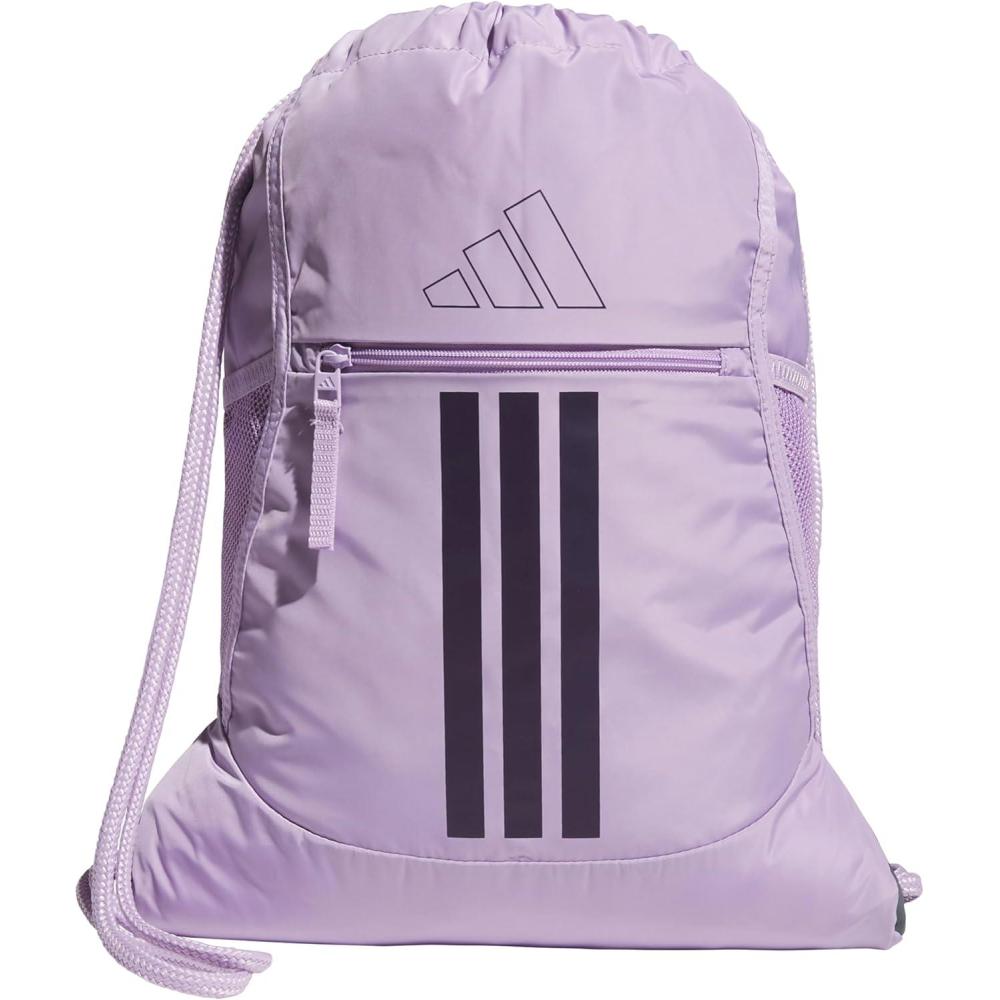 imageadidas Alliance Sackpack  Drawstring Backpack Small Bag for Men and Women Tropic BloomClear Pink One SizePowder Plum PurpleAurora Plum Purple30