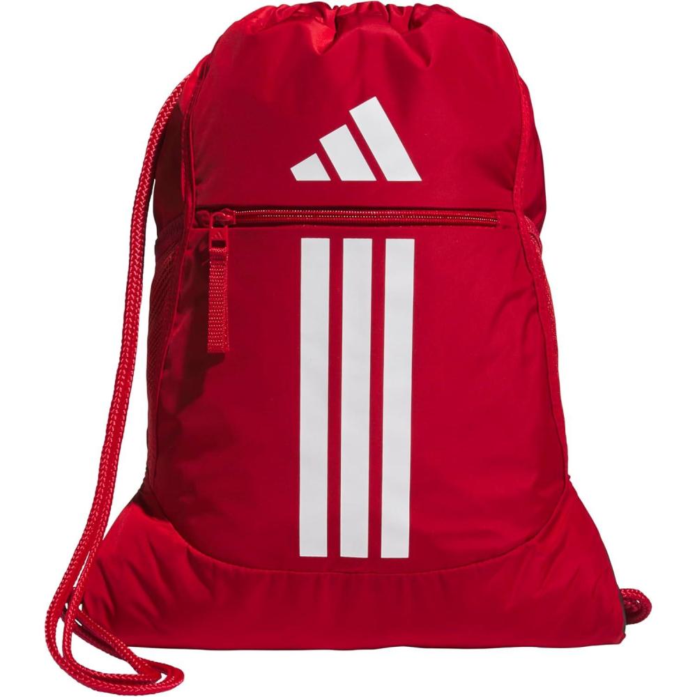 imageadidas Alliance Sackpack  Drawstring Backpack Small Bag for Men and Women Tropic BloomClear Pink One SizeTeam Power Red 230