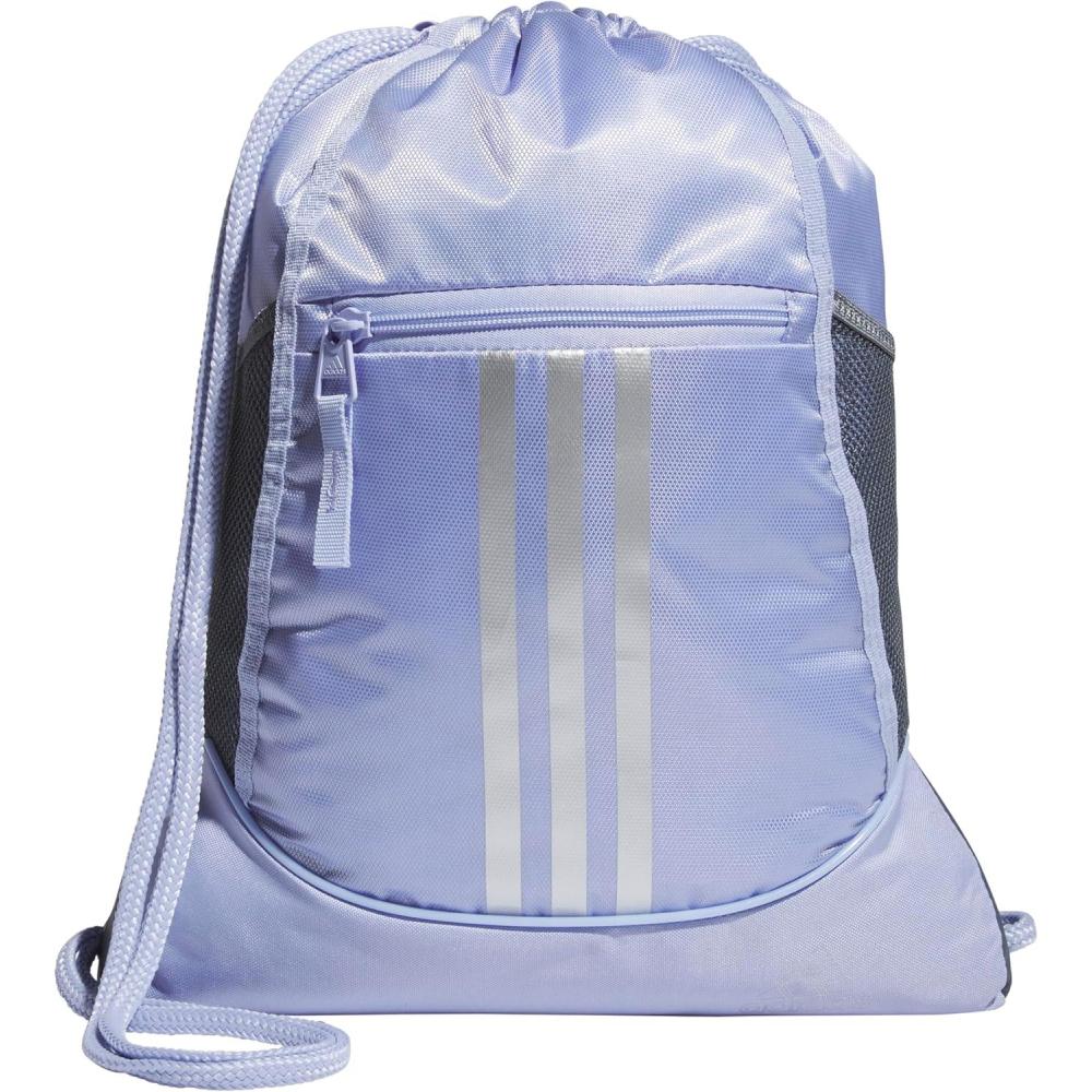 imageadidas Alliance Sackpack  Drawstring Backpack Small Bag for Men and Women Tropic BloomClear Pink One SizeViolet Tone PurpleSilver Metallic20