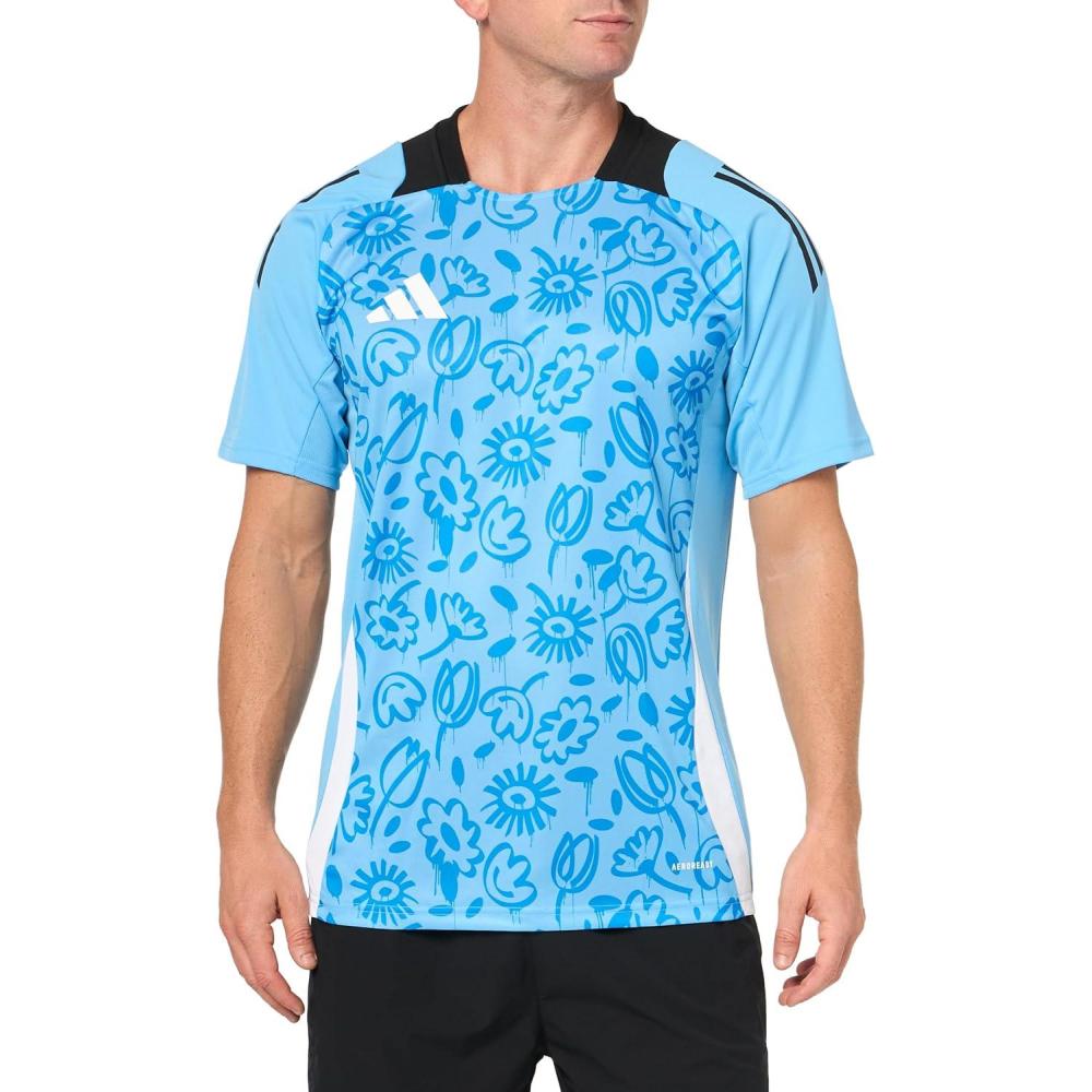 imageadidas mens Tiro 24 JerseySemi Blue Burst